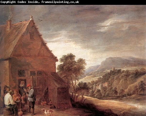 TENIERS, David the Younger Before the Inn fy